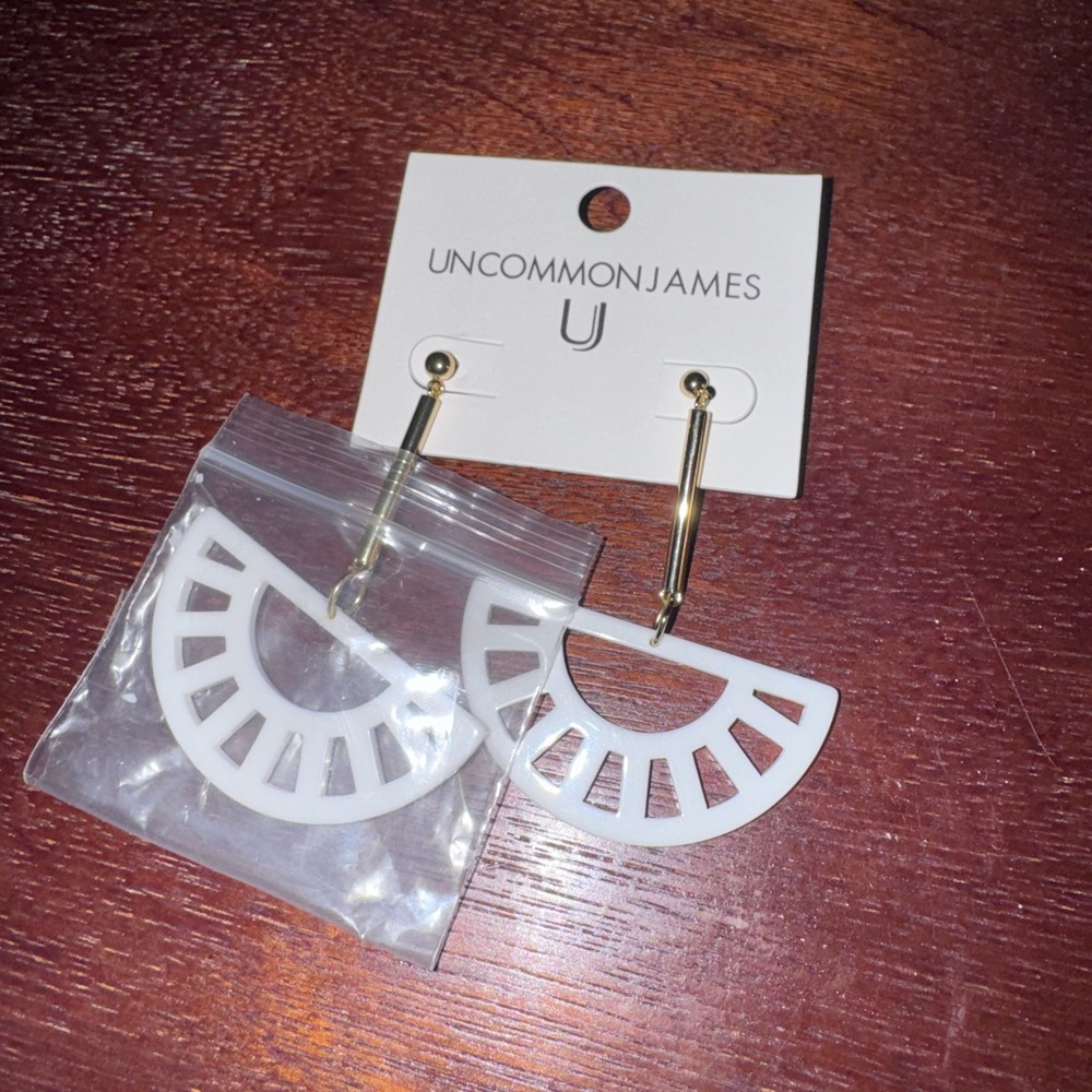 Uncommon James MoreGold & white Earrings
